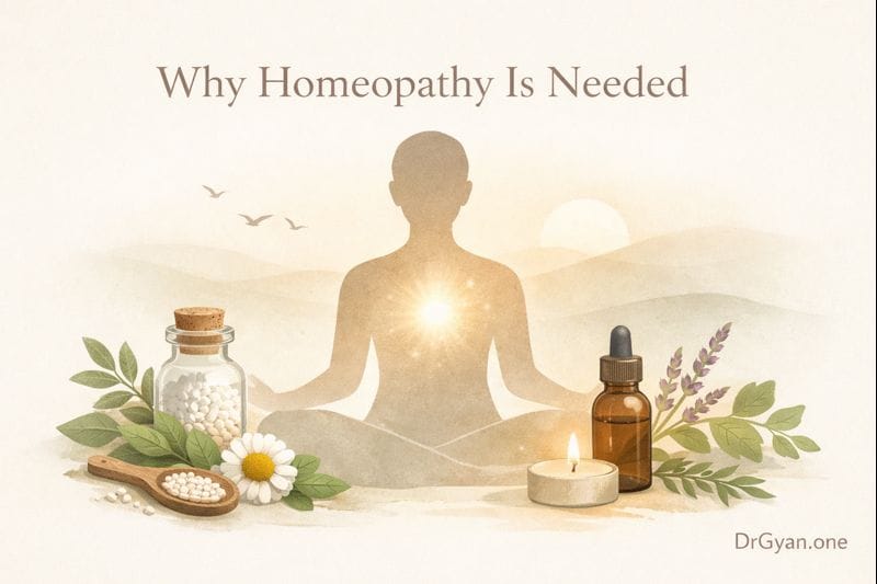Why homeopathy is needed