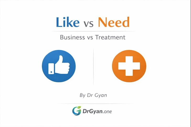 Like vs Need | Business vs Treatment