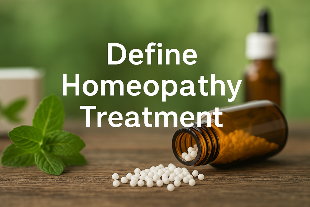 Define Homeopathy Treatment